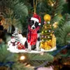 Christmas Decorations Decoration Dog Ornament Holiday Tree Xmas Navidad