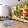 Wallpapers Custom Wall Mural Wallpaper European Town Street View 3D Stereo Space Living Room Backdrop Decorative Paintings Po Paper