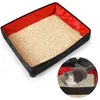 Autres fournitures pour chats Pliage de voyage Litter Litter Box pour chien Plateau de toilette Lit étanche étanche extérieure pliable 221108