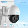 Câmeras de cúpula reolink 8mp poe ip ptz ptz pantilt zoom óptico de detecção cora noturna visão de áudio de 2 vias rlc-823a 221108