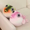 263343Cm Kawaii Buffer Fish Peluche de juguete Relleno Suave Simulación Muñecas Buffers de dibujos animados Almohada Cumpleaños Regalo de Navidad para ldren J220729