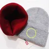 LL Mutsen Dames Winter Gebreide Muts Warm Revelation Beanie met Geborduurd Logo Mode Warme Mutsen Comfortabele Sport Caps