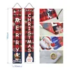 Christmas Decorations Nutcracker Soldier Banner Couplet for Home Holiday Merry Door Decor Happy Year 221109