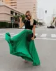 Gonne moda 2022 elegante streetwear gonna lunga swing a pieghe rosa rosso nero verde maxi per donna abiti estetici fairycore