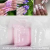 Nagelglitter 200g snidande blomma DIY pulver för nagelkonst akryl nagelpulver nuderange kristall naglar damm för att bygga snidade dopp yyd4585859