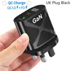 Adaptateur universel de chargeurs GaN pour ordinateur portable Air Pro Type C PD charge rapide pour iPhone Huawei Xiaomi chargeur USB