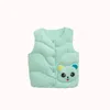 Gilet Automne Hiver Gilet Chaud Pour Enfants 2-6 Ans Bébé Filles Mignon Dessin Animé Coton Rembourré Vêtements D'extérieur Enfants Garçons Vestes 221109