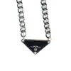 Herrhänge designer smycken lyx Halsband Inverterad triangel Mode för kvinnor designers varumärke Jewelrys kvinnors trendiga personlighet