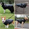 Köpek giyim büyük ceket kürk yaka kış s giysiler için evcil hayvan su geçirmez büyük ceket çıkarılabilir koşum fransız bulldog pug kıyafeti 221109