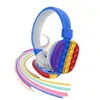 New 5 0 Goston Stereo Headset Creative Sile Su Bubble Fiet Toys Luminou لعبة كبيرة مبسطة لـ Kid211p3998766