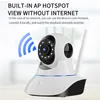 미니 카메라 WiFi 무선 IP 감시 카메라 A1 스마트 홈 보안 베이비 모니터 LED 나이트 CCTV 1080P 360 ° 시력 모션 감지 캠코더 비디오 웹캠 회전