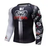 Мужские рубашки Men Fashion 3D Snake Print Compression рубашка MMA мужская фитнес-бренд костюм одежда косплей топы бодибилдинг футболки