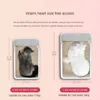 Autres fournitures pour chats Bac à litière Bassin Toilette Plaque semi-fermée Carré Bouse Pet -toilette-formation-kit 221108