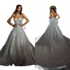 Блестящая русалка свадебное платье сексуальное возлюбленное шея саудовская арабская свадебные платья Большой лук свадебнизидос де де -де -