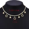 Ras du cou ZHINI Design mignon étoile pendentif colliers pour femmes 2022 mode coréenne Zircon collier déclaration bijoux cadeau