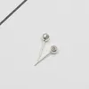Boucles d'oreilles à tige en argent Sterling 925, perles pour la fabrication de bijoux à faire soi-même, 37499