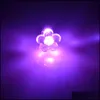 Stud Stud Küpe Toptan Çiçek Şekli LED Küpe Işık Bling kulak saplamaları Dance Party Channel Drop Dağıtım Takı DHVI6