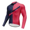 Gacche da corsa Runchita Runchita Long Cylersey Jersey Spring/Autunno maschi ropa ciclismo bici abiti da biciclette