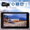 Xinmy 7 인치 터치 스크린 카 비디오 휴대용 무선 카 플레이 태블릿 안드로이드 스테레오 스테레오 멀티미디어 전면 및 백미어 카메라가있는 Bluetooth Navigation