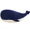 1PC 25cm Super Soft Whale Cuddle Sea Animal Duże niebieski wieloryb