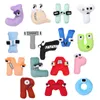 Försäljning ABCD Alfabetet Lore Plush For Kid 26 Alphabet Letter Cartoon Education Plushies Toy Christmas Halloween Gift