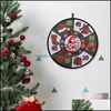 Christmas Decorations Christmas Balls Dart Board Game Set Xmas Kids With 4 Sticky Safe Family Sets Drop Delivery Home Garden Festive Dh7Jx