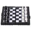Utomhusspel Aktiviteter 1Set Mini International Chess Folding Magnetic Plastic Chessboard Board Game Portable Kid Toy Drop 221109