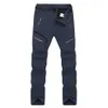 Outdoor Pants Pantalon de randonnée à coque souple d'automne et d'hiver pour hommes et femmes plus velours 6XL Men039s pantalon respirant à séchage rapide6373939