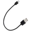 Cavo dati di sincronizzazione di ricarica rapida Micro USB corto da 25 cm cavi di ricarica per telefoni cellulari USB di tipo C per Samsung Huawei LG