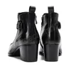 Luxus Mode High Heels Formale Männer Stiefel Schwarz Echtes Leder Designer Herren Kleid Schuhe Stiefeletten Karree Party Boot