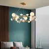 Kroonluchters moderne glazen bal voor eetkamer keuken woon slaapkamer hangende plafond kroonluchter verlichting van binnen verlichting