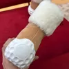 Designe Frauen Plattform Stiefel Frau Winter Knöchel Australien Schnee Stiefel Dicken Boden Echt Leder Warme Flauschige Booties Mit Fell