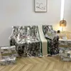 Nieuwe Floral Designer Dekens Dikke Warme Winter Gooi Deken Thuis Draagbare Sofa Kantoor Dutje Cover Dekens