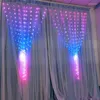 Strings Music Bluetooth App Programmable 3 2,4m Luzes de cortina LED RGB String USB Indoor Room Decoração Jardim à prova d'água