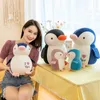 25/35/45cm Kawaii Huggable Soft Penguin Plush Toys For Children Gooded Animals Poll Kids Toy Birthday Gift