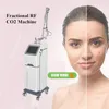 Fraktionerad RF CO2 Lasermaskin Stretchmärke Borttagning Acne ärrbehandling rynka Remover Radiofrekvens Skinföryngring Skönhetsutrustning