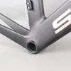 Seraph Marque V Brake Aero Cadre de vélo de route TT-X35 Guidon à tige séparée Galvanoplastie Argent Design Dégradé Support inférieur BB86