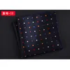 Luxury Men Polyester Silk Handkufe Pocket Square Vintage Polka Dot Hankies Wedding Party Chest Handduk