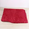 Tale da mesa Toleta de mesa de Natal Capa de renda para festa Runner retangular Festivo Placemats Toalhas de mesa Linho de linho de crochê Red Algodão de algodão