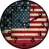 Wall Clocks MEISTAR Patriotism National Lag Clock Silent Living Study Kitchen Gallery Art Watches Vintage Large Gift