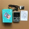 MacCaron Mini Retro Handheld Portable Game Players Videokonsol Nostalgiskt handtag kan lagra 500 SUP Plus -spel 8 -bitars f￤rgglada LCD -sk￤rm med detaljhandelsl￥dan