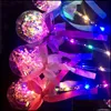 Party Favor ConcertcCartoon Light Stick Led Toys Fairy Sticks Bobo Ball Magic Flash Balls Push Small Gifts Childrens Luminous Toy Ni DHS7T