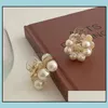 Pinces À Cheveux Barrettes Mini Perle Ronde Pinces À Cheveux Pinces À Griffe Pour Femmes Filles Chic Barrettes Crabe Épingles À Cheveux Styling Accessoire De Mode Dhbln