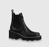 Nwe Beaubourg Ankle Boots Women's Lady Booties Knight Boot Fashion Designer Winter Brands Martin Black Calf Leather Party Wedding