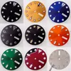 Kits de réparation de montres, cadran de 28.5mm, pièces de rechange adaptées au mouvement automatique NH36/NH36A, Date lumineuse, fenêtre de la semaine, couleur noir/bleu/vert/rouge