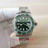 CLEAN Factory Mens Watch CF Better Version 40mm 116610 116610LV-97200 Green Ceramic Watches 904 Steel CAL.3135 Movement Mecânico Automático Relógios de Pulso Masculino