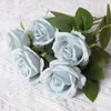 Sztuczna róża fałszywy kwiat bukiety ślubne Fotografia rekwizyty domowe dekoracja ogrodu symulacja jedwabna róża bukiet