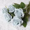 Artificial Rose Fake Flower Wedding Bridal Bouquets Photography Props Home Garden Decoration Simulation Silk Rose Bouquet