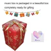 装飾的なオブジェクト図形のメリーゴーラウンドミュージックボックス幾何学的なベビールーム装飾クリスマスギフト馬カルーセルボックス誕生日バレンタインデー221108