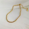 Cavigliere Bracciale a catena sottile intrecciata Cavigliera in argento 925 Collegamento color oro per gioielli da donna Summer Beach Party Regalo a piedi nudi